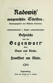Cover of: Ausgewählte Schriften