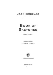 Cover of Book of sketches, 1952-57