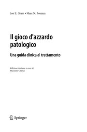 Cover of: Il gioco d’azzardo patologico: Una guida clinica al trattamento