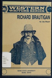 Cover of: Richard Brautigan by Jay Boyer
