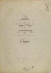 Cover of: Mosaïque pour harpe et piano by Théodore-François-Joseph Labarre