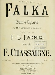 Cover of: Falka: comic opera of Leterrier & Vanloo.  English version by H.B. Farnie
