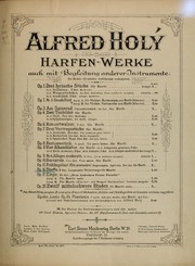 Cover of: Bluette, B dur, langsames Walzertempo für Harfe by Alfred Holý