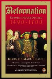 Cover of: A Reformation by Diarmaid MacCulloch