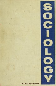 Cover of: Sociology by Lundberg, George Andrew