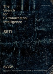 Cover of: The Search for extraterrestrial intelligence, SETI