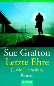 Cover of: Letzte Ehre. by Sue Grafton