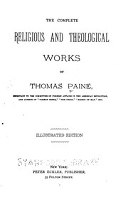 Cover of: The complete religious and theological works of Thomas Paine.