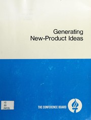 Cover of: Generating new-product ideas