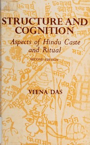 Cover of: Structure and Cognition 2e by Veena Das