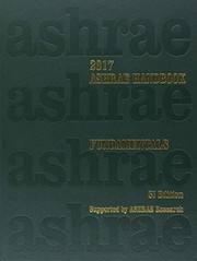 Cover of: 2017 ASHRAE Handbook -- Fundamentals  -