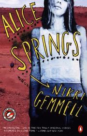Cover of: Alice Springs by Nikki Gemmell