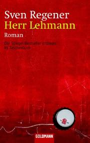Cover of: Herr Lehmann. by Sven Regener