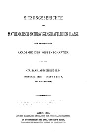 Cover of: Sitzungsberichte by Kaiserlichen Akademie der Wissenschaften in Wien, Mathematisch-Naturwissenschaftliche Klasse, Akademie der Wissenschaften, Munich . Philosophisch -Historische Klasse