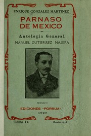 Cover of: Manuel Gutiérrez Nájera