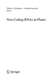 Cover of: Non coding RNAs in plants