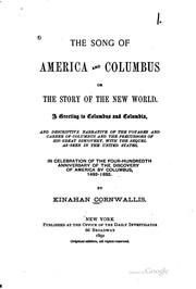 Cover of: The song of America and Columbus