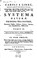 Cover of: Caroli a Linné ... Systema naturæ per regna tria naturæ: secundum classes ...