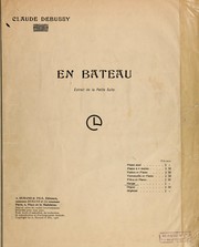Cover of: En bateau: extrait de la Petite suite
