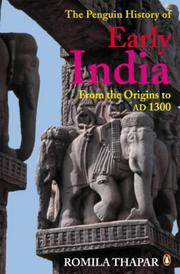 Cover of: The Penguin History of Early India by Romila Thapar