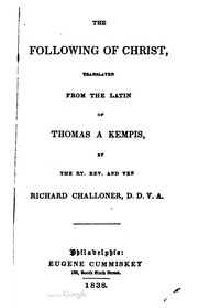 Cover of: The Following Of Christ