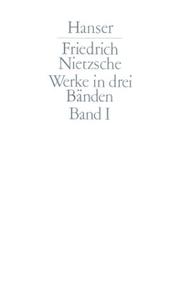 Cover of: TITLE: Werke in drei Bänden (mit Index), Bd.1