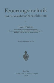 Cover of: Feuerungstechnik mit Steinkohlen Oberschlesiens