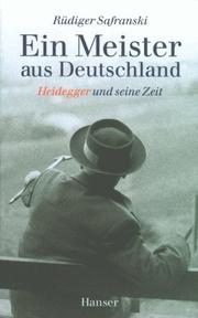 Cover of: Ein Meister aus Deutschland: Heidegger und seine Zeit