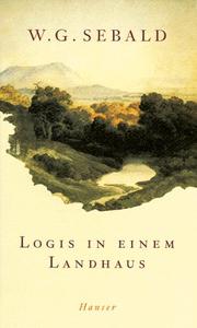 Cover of: Logis in einem Landhaus by W. G. Sebald