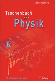 Cover of: Taschenbuch der Physik