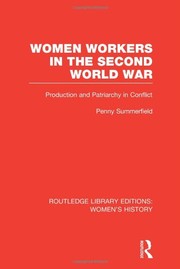Women workers in the Second World War by Penny Summerfield