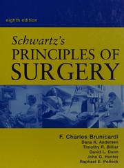 Cover of: Schwartz's principles of surgery