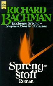 Cover of: Sprengstoff by Stephen King