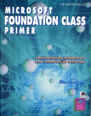 Cover of: Microsoft foundation class primer by Jim Conger