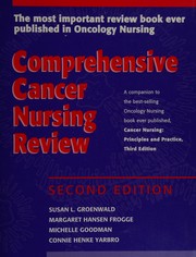 Cover of: Comprehensive cancer nursing review