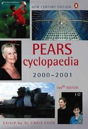 Cover of: Pears Cyclopaedia by Chris Cook