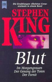 Cover of: Blut Im Morgengrauen by Stephen King