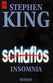 Cover of: Schlaflos. Insomnia. by Stephen King