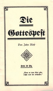 Cover of: Die Gottespest