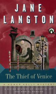 Cover of: The Thief of Venice by Jane Langton