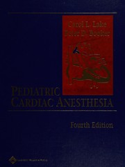 Cover of: Pediatric cardiac anesthesia