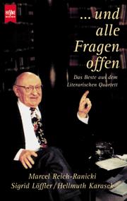 Cover of: und alle Fragen offen by Marcel Reich-Ranicki
