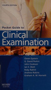 Cover of: Pocket guide to clinical examination by Owen Epstein ... [et al.].