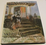 Cover of: São Paulo Sua Arquitetura by Rene Lefèvre