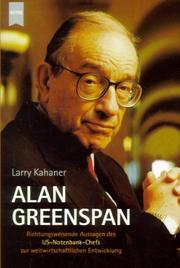 Cover of: Alan Greenspan.