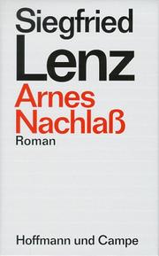 Cover of: Arnes Nachlass by Siegfried Lenz