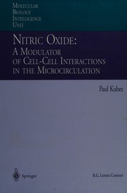 Cover of: Nitric oxide by [edited by] Paul Kubes.