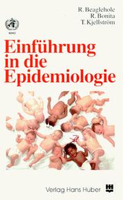 Cover of: Einführung in die Epidemiologie.
