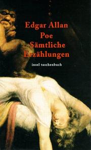 Cover of: Insel Taschenbücher, Sämtliche Erzählungen, 4 Bde. by Edgar Allan Poe