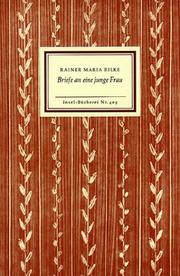 Cover of: Briefe an eine junge Frau. by Rainer Maria Rilke